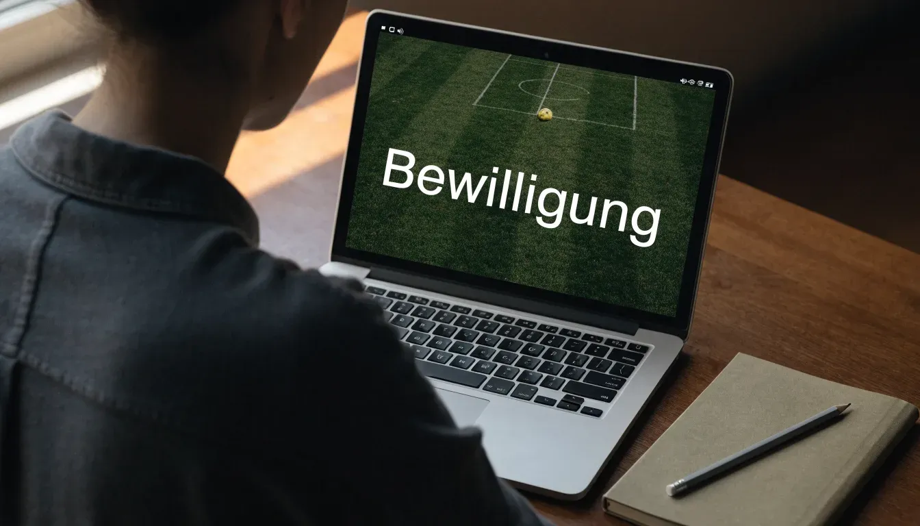 Hohe Flutlichtmasten ragen nachts über einen leeren Trainingsplatz, der Rasen glänzt im weissen Licht.